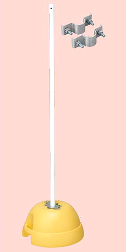 リブ付看板用ベースポールセット　