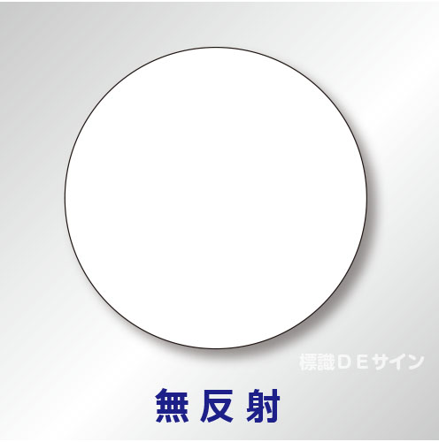 補助標識　白無地　アルミ製　無反射　