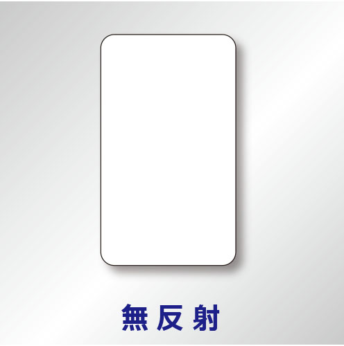補助標識　白無地　アルミ製　無反射　