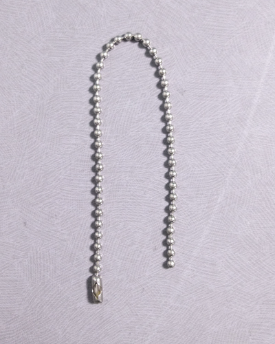 玉鎖(ボールチェーン)　　　ニッケルメッキ製　　　　　200㎜