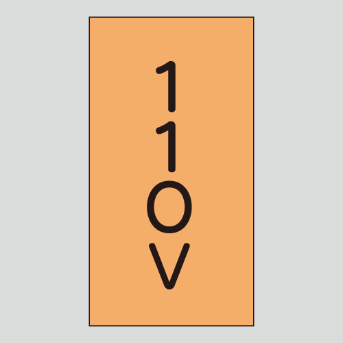 JIS配管識別明示ステッカー　電気用104　大サイズ