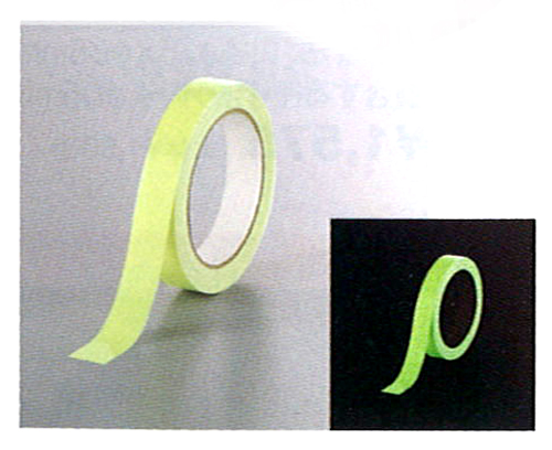 ルミノーバテープ　　高輝度蓄光式　　25㎜巾×10m