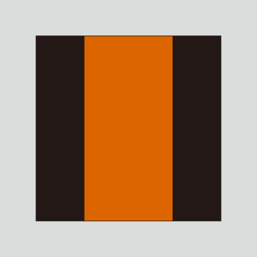 JIS配管識別明示ステッカー　危険表示　　　　　　小サイズ　50×50㎜